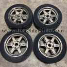 JDM Volk Racing TE37 Bronze 15 inch Wheels 